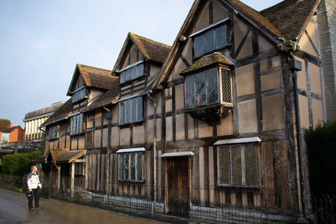 Shakespeare's birthplace in Stratford-Upon-Avon in Warwickshire