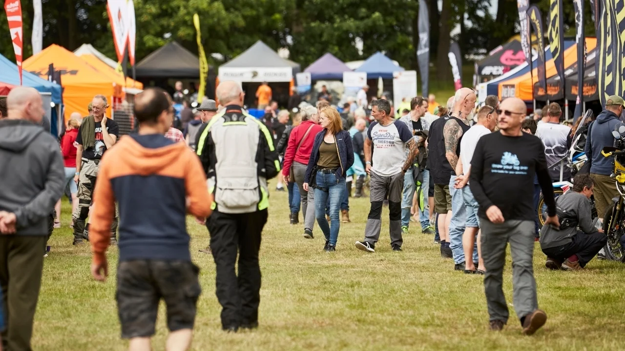 Visitors exploring the Adventure Arena at the ABR Festival