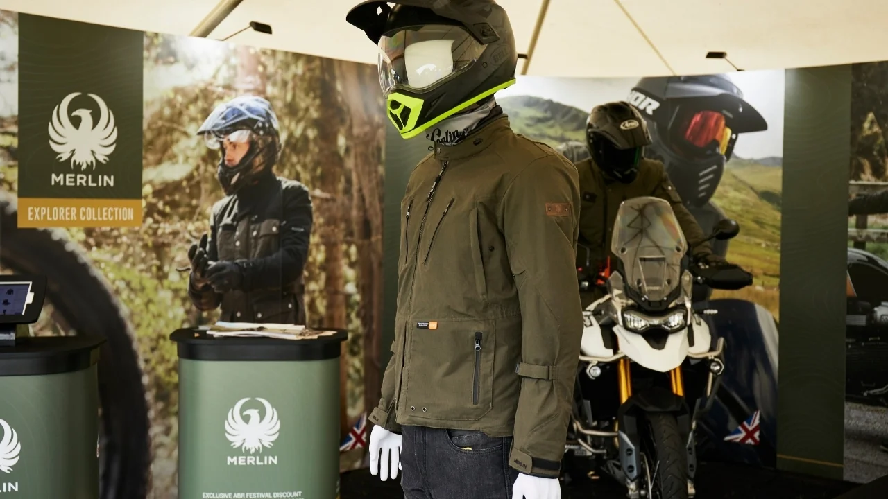 30 Merlin Bike Gear stand at the ABR Festival