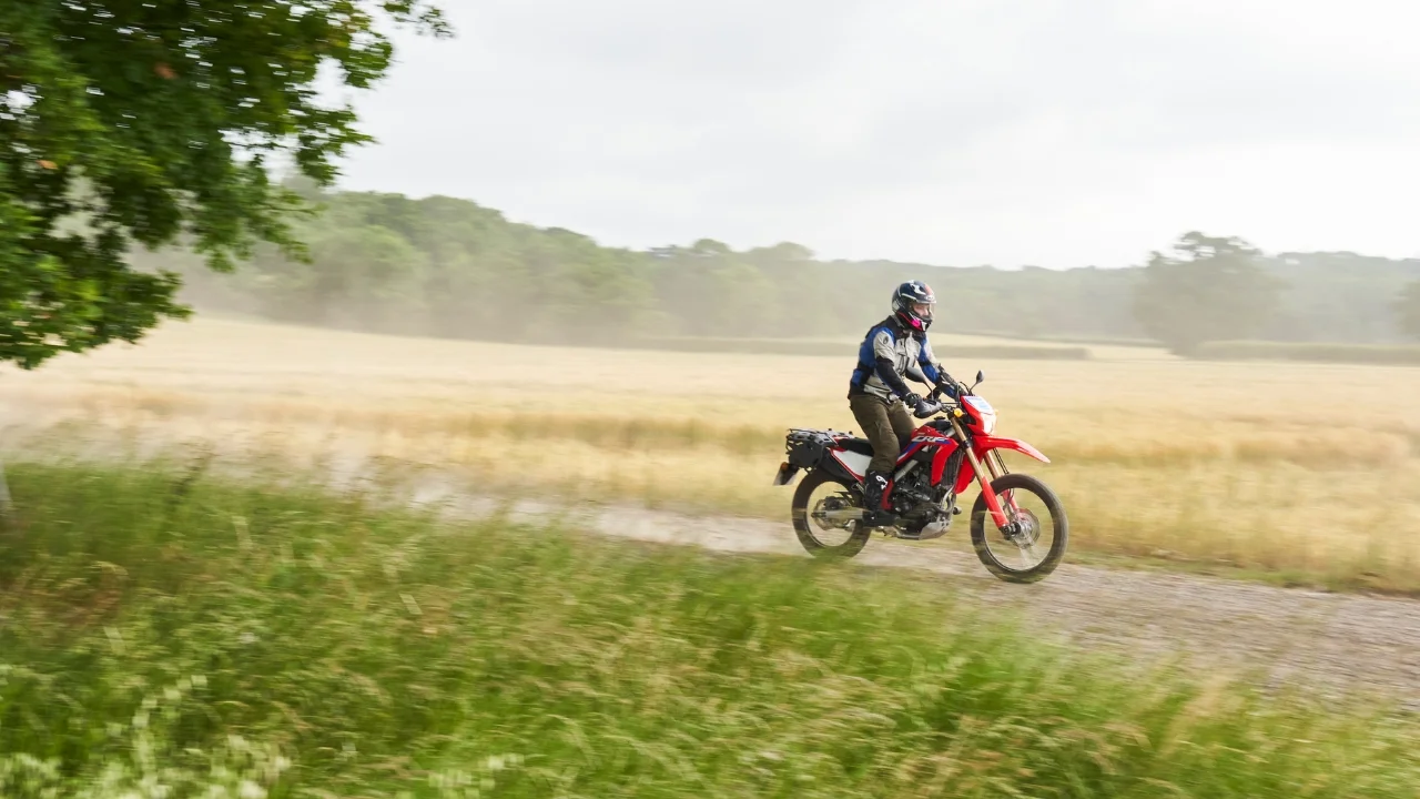 8 A fleet of Yamaha Tenere motorcycles