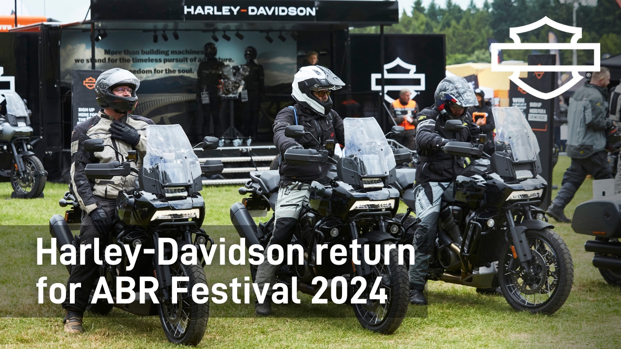 42 A group of bikers taking the Harley-Davidson Pan America for a test ride