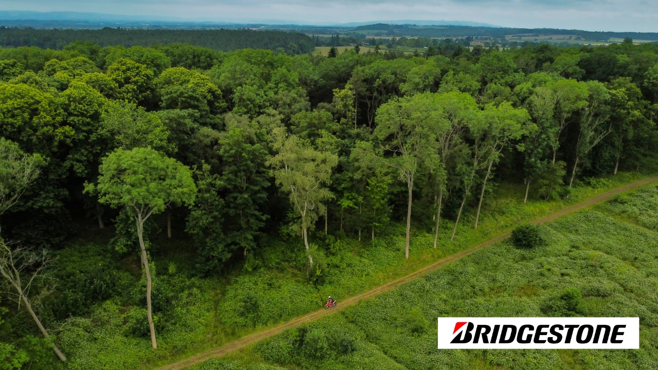 NEWS – Music Line-up Announced (5) A lone adventure bike rider on the Bridgestone Trail