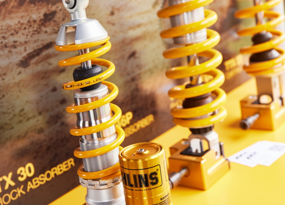 Ohlins suspension on display at the ABR Festival