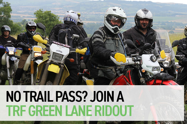No Trail Pass? Join a TRF Green Lane Rideout Get Dunlop tyres fitted at the ABR Festival 2024