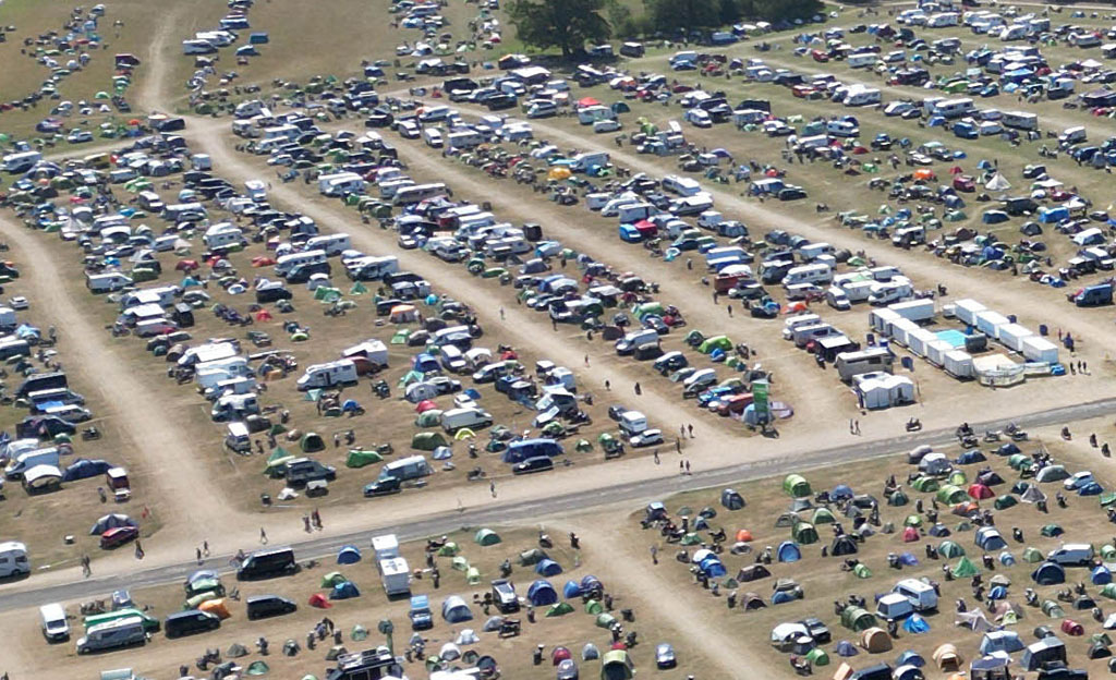 Please don’t camp in the fire lanes Please don't camp in the fire lanes