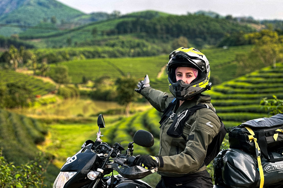 Rhys would love to return to Southeast Asia and China but is busy with GlobeBusters, helping other riders explore the world