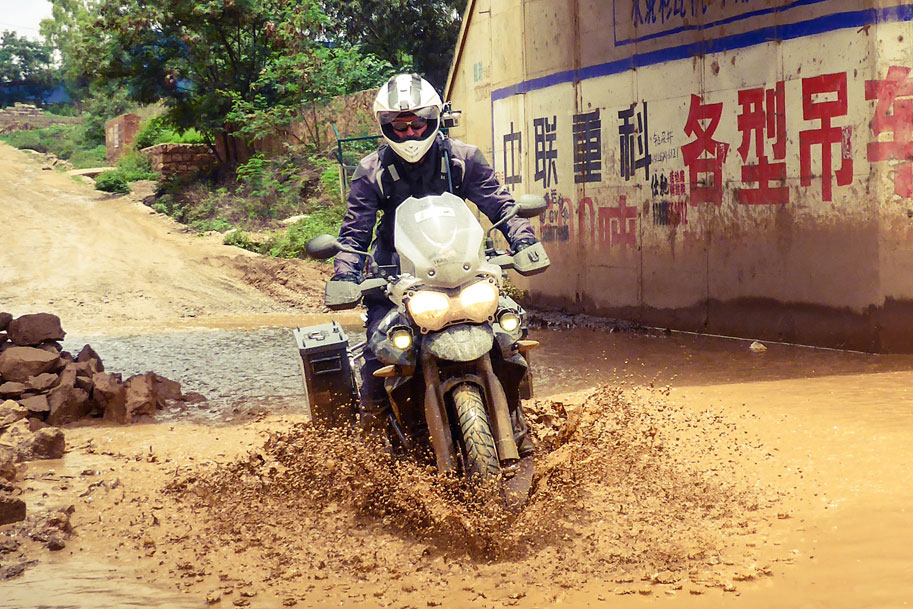 Travelling through China was a particular highlight for Rhys