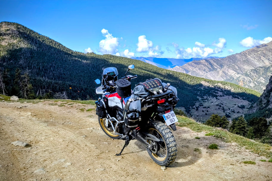 Diana and Trevor's trip on the TET became one of their favourite riding memories