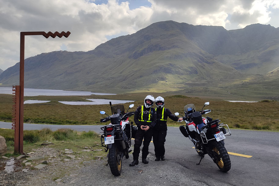 Trevor and Diana on the Wild Atlantic Way