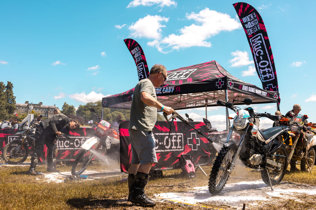 Muc-Off Bike Wash Drone shot of the ABR Festival site