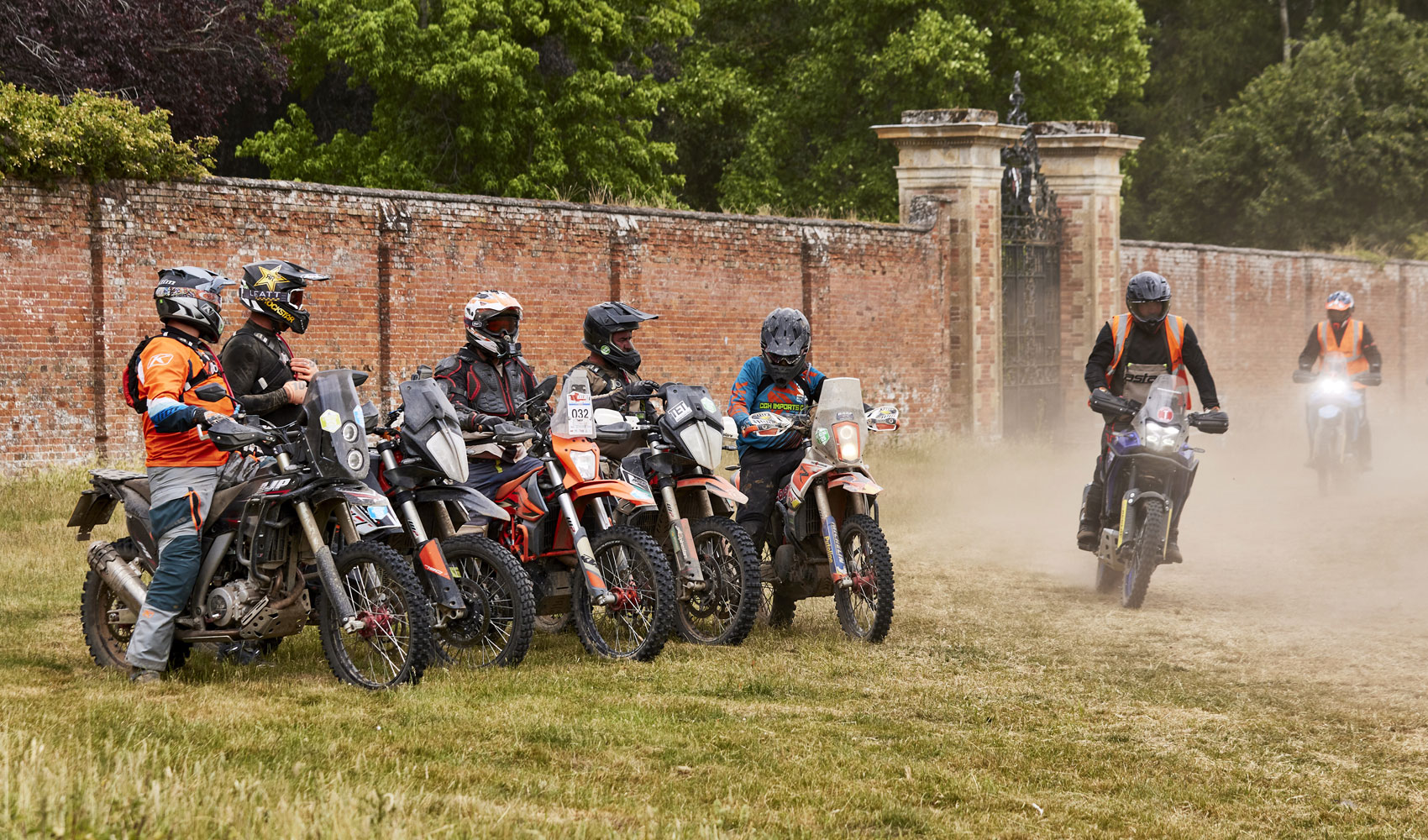 Riding in the grounds of Ragley Hall